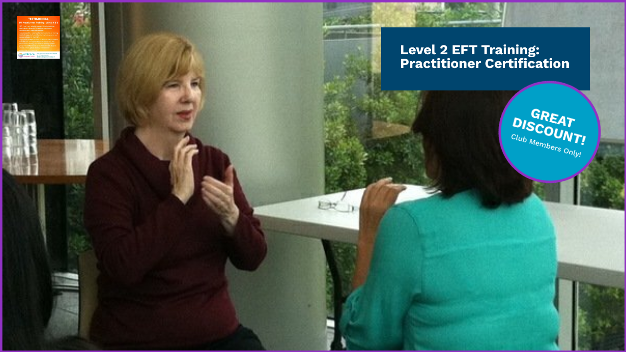 Elevate Trauma Management with Intensive EFT Tapping Training
