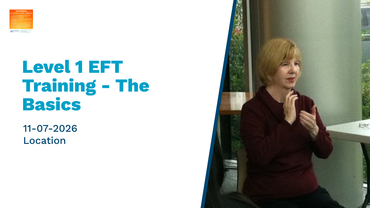 Discover the Basics of EFT Tapping in this Live Online Webinar