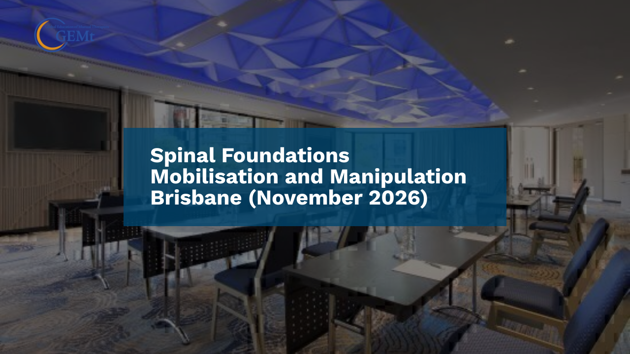 Secure Your Place: Advanced Spinal Manipulation Course